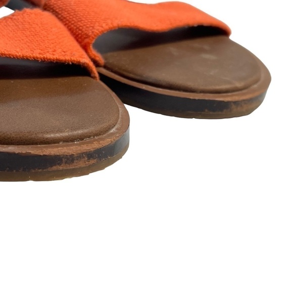 Sanuk Yoga Gora Gora Slide Orange Sandals  Size 10 - Picture 8 of 8